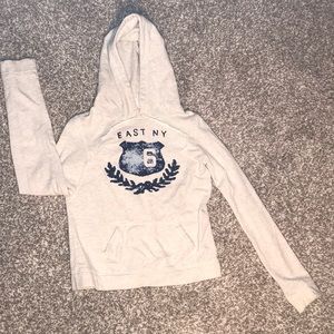 Abercrombie- White hoodie